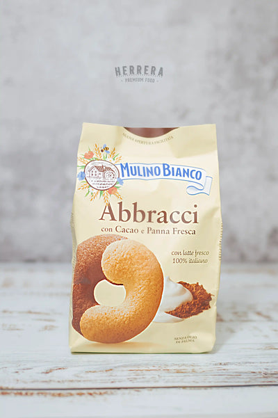 Galletas Abbracci con Cacao e Panna