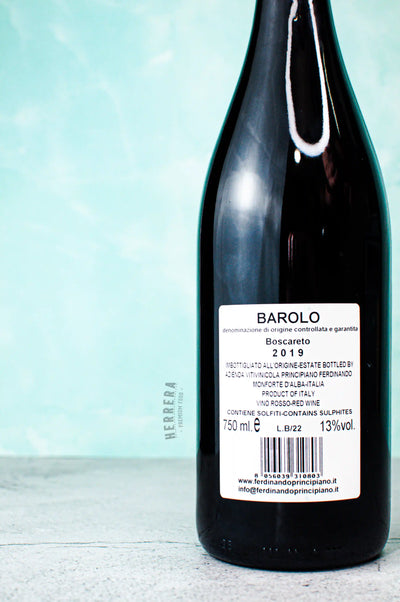 Ferdinando Principiano Boscareto Barolo 2019