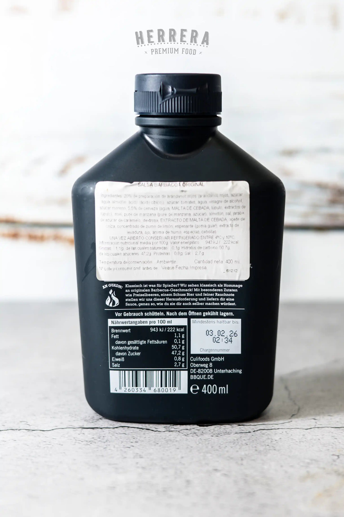 Salsa Barbacoa Das Original