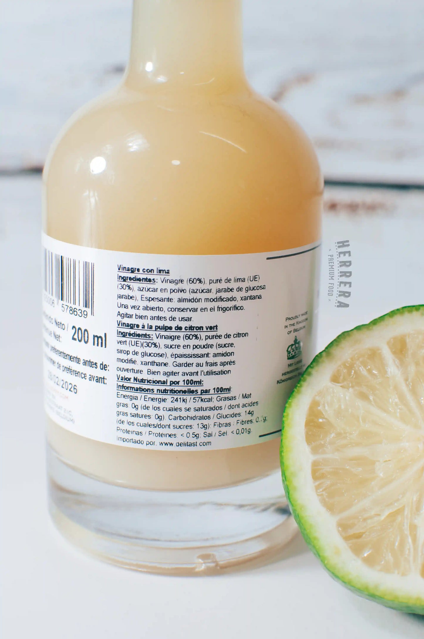 Condimento gourmet con toque cítrico