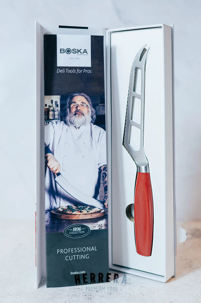 Cuchillo Quesos Boska Universal Cutter Rojo