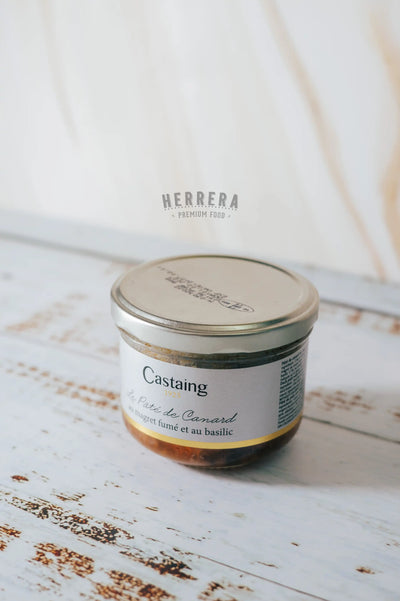 Pate de Pato con Magret Ahumado y Albahaca Castaing