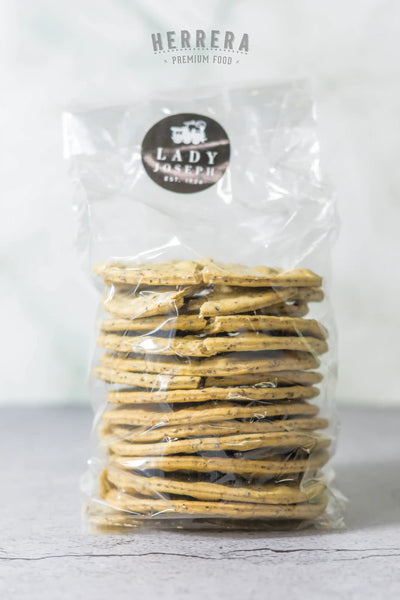 Maxi Cracker de Albahaca y aceite de oliva de Lady Joseph