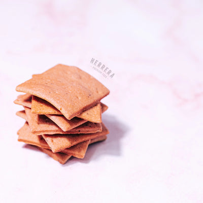 Crackers artesanas con especias para acompañar quesos, de Lady Joseph