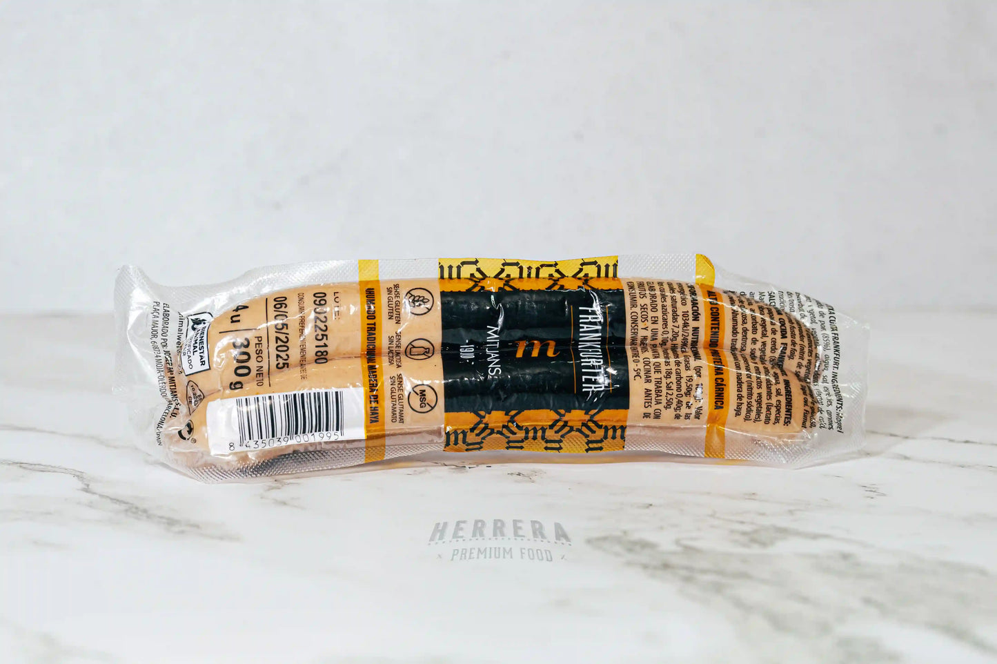 Salchichas Frankfurt Mitjans 300g - Charcutería Artesanal en Herrera Food