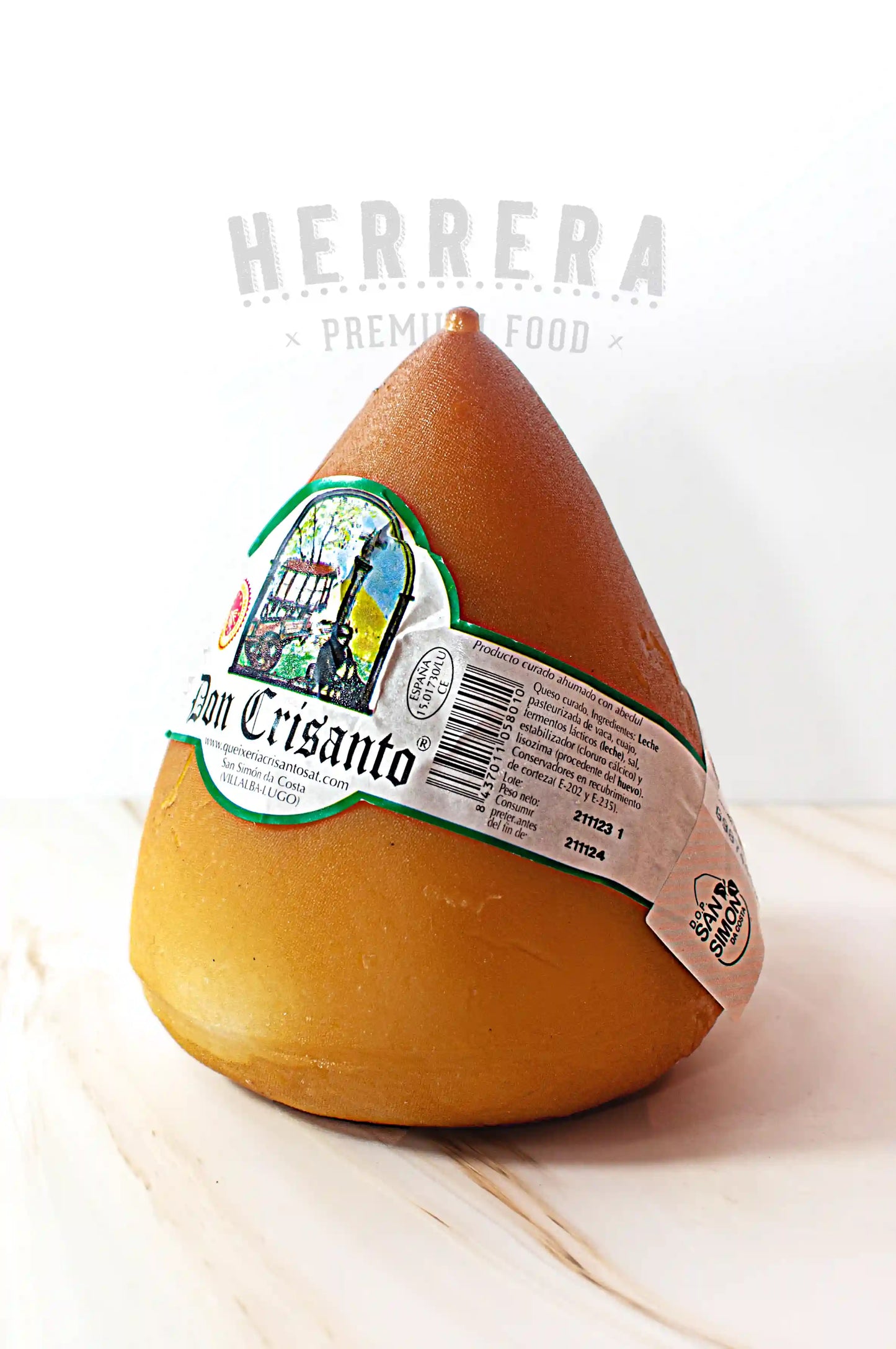 Textura cremosa del Queso San Simón.
