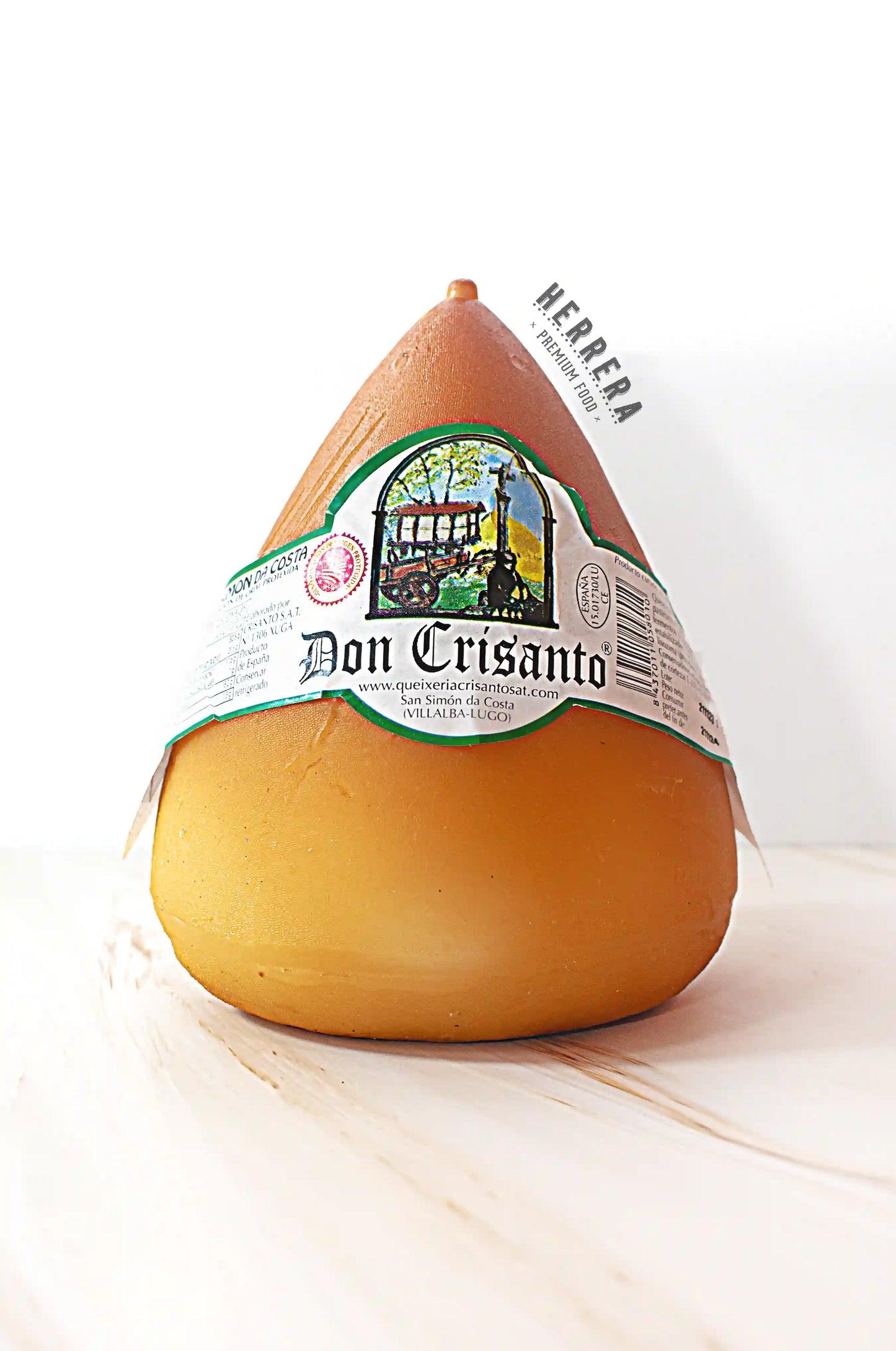 Queso gallego San Simón ahumado.
