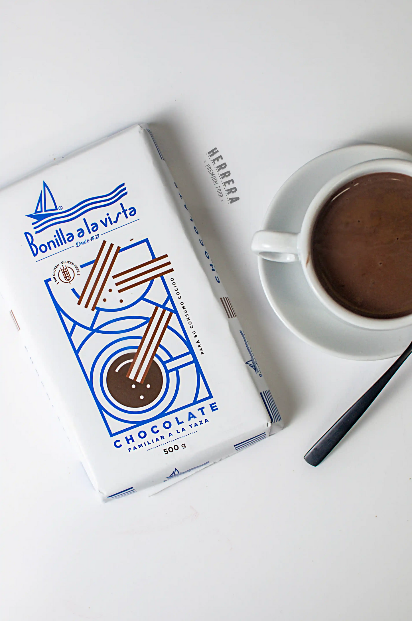 Chocolate Bonilla a la Vista, textura cremosa.