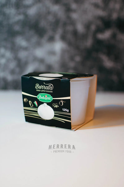 Auténtica burrata italiana de 125 g.