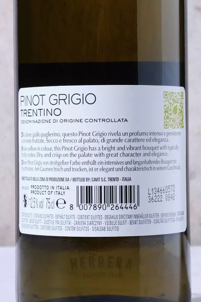 Pinot Grigio 2022: Notas Florales y Distinción en Cada Sorbo