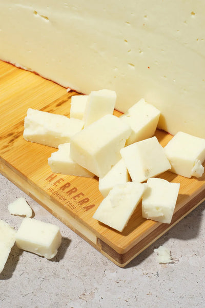 La auténtica suavidad del queso de cabra tierno.