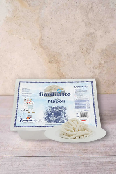 Queso Mozzarella Italiana Flor di Latte en Taglio