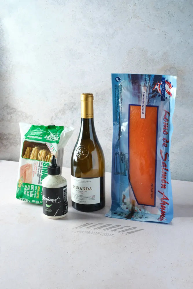 Pack Salmón y Vino: Armonía de Sabores
