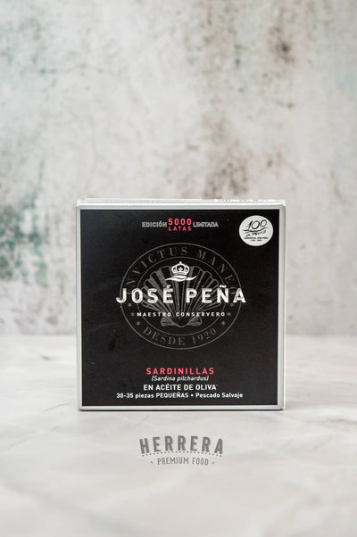 Sardinillas premium de José Peña, listas para disfrutar.