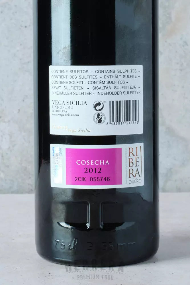 Vega Sicilia Único 2012