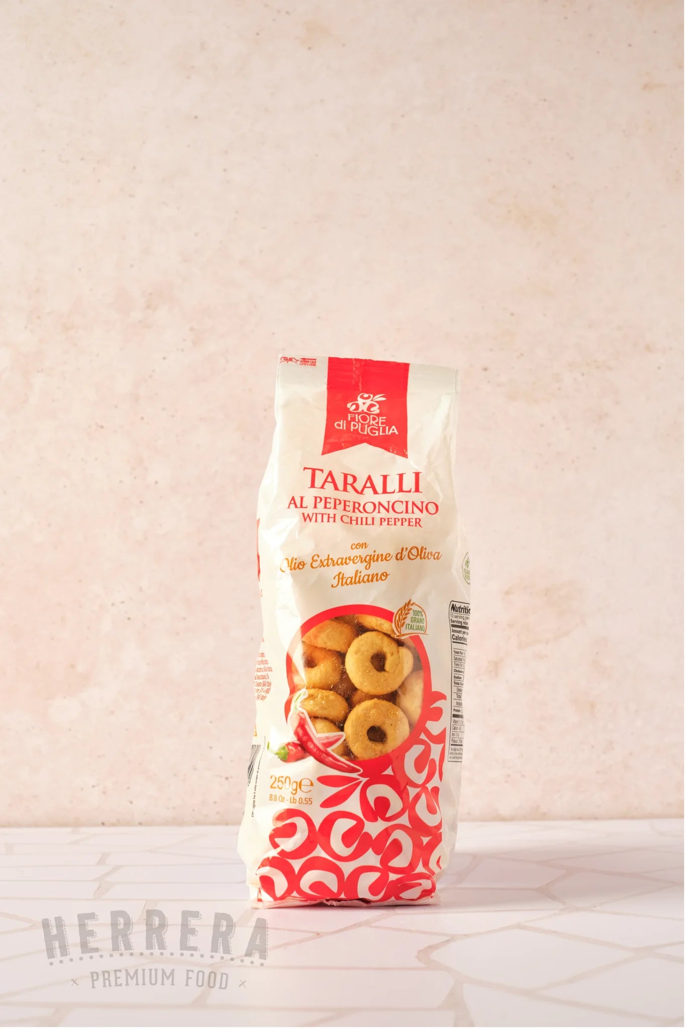 Taralli al Peperoncino, el picante italiano.