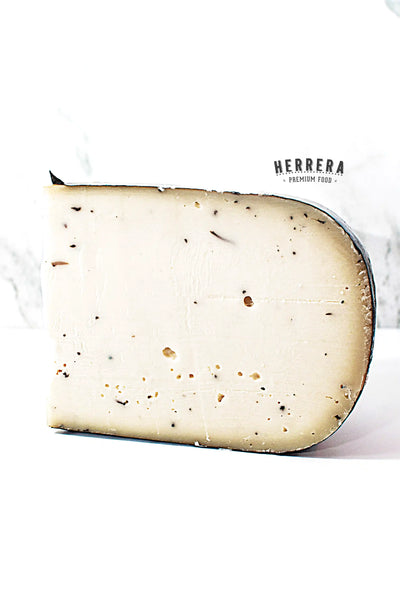 Queso Gouda con trufa negra, sabor irresistible.
