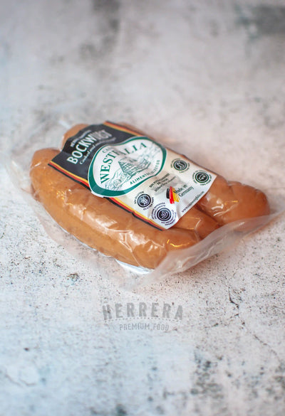 Salchichas Bockwurst Westfalia cocidas y ahumadas