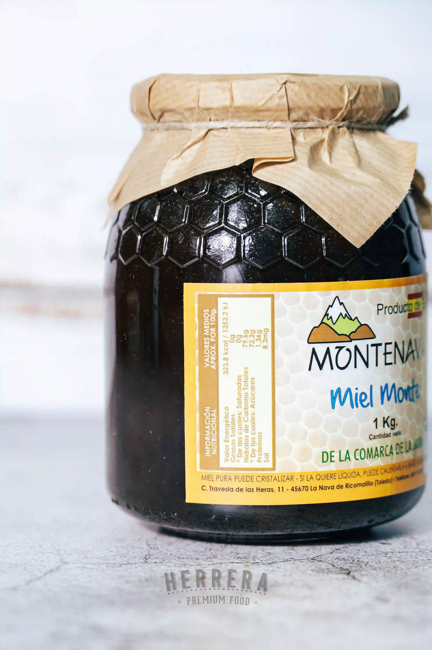 Miel de monte con notas amaderadas, ideal para infusiones HERRERA FOOD