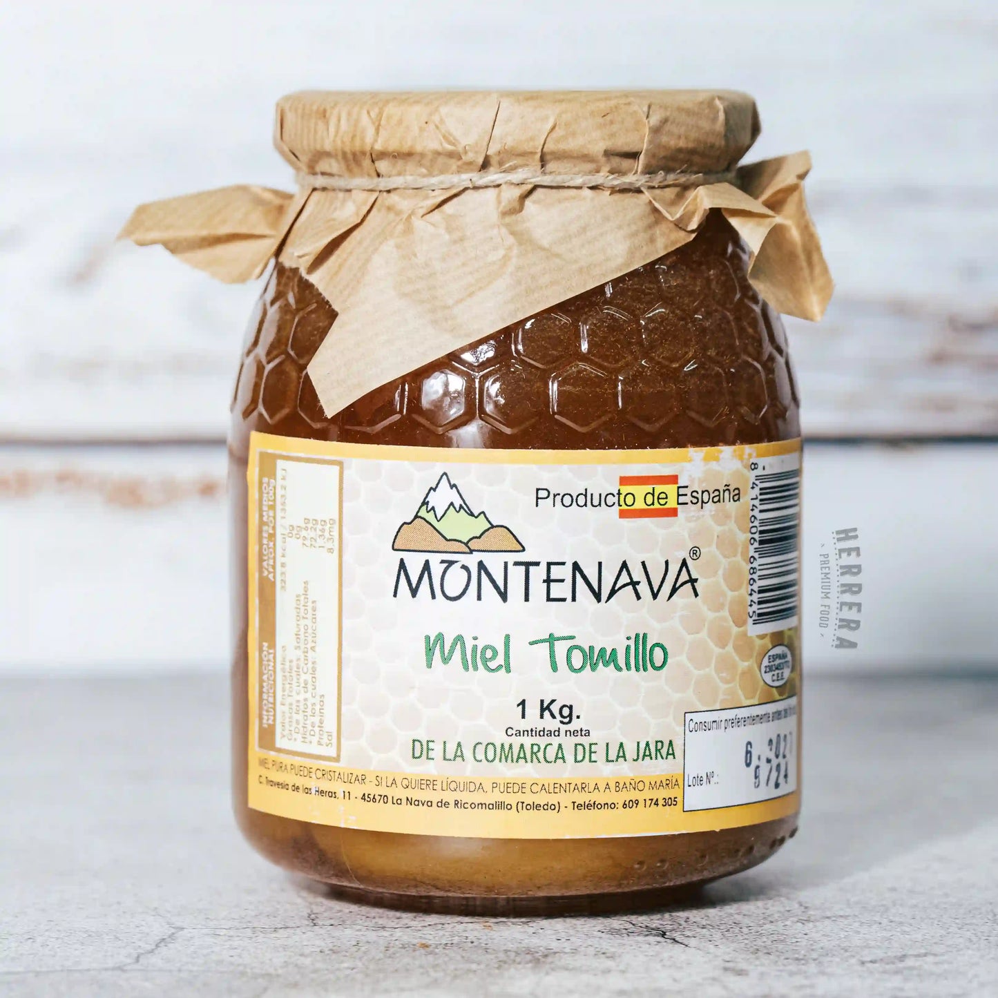 Miel de Tomillo con propiedades medicinales y sabor delicado Herrera Food