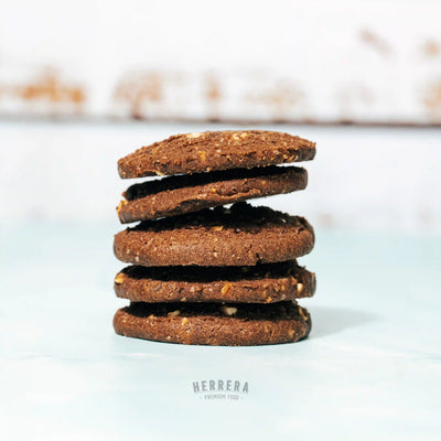 Cookies de Doble Chocolate y Plátano Milola en paquete