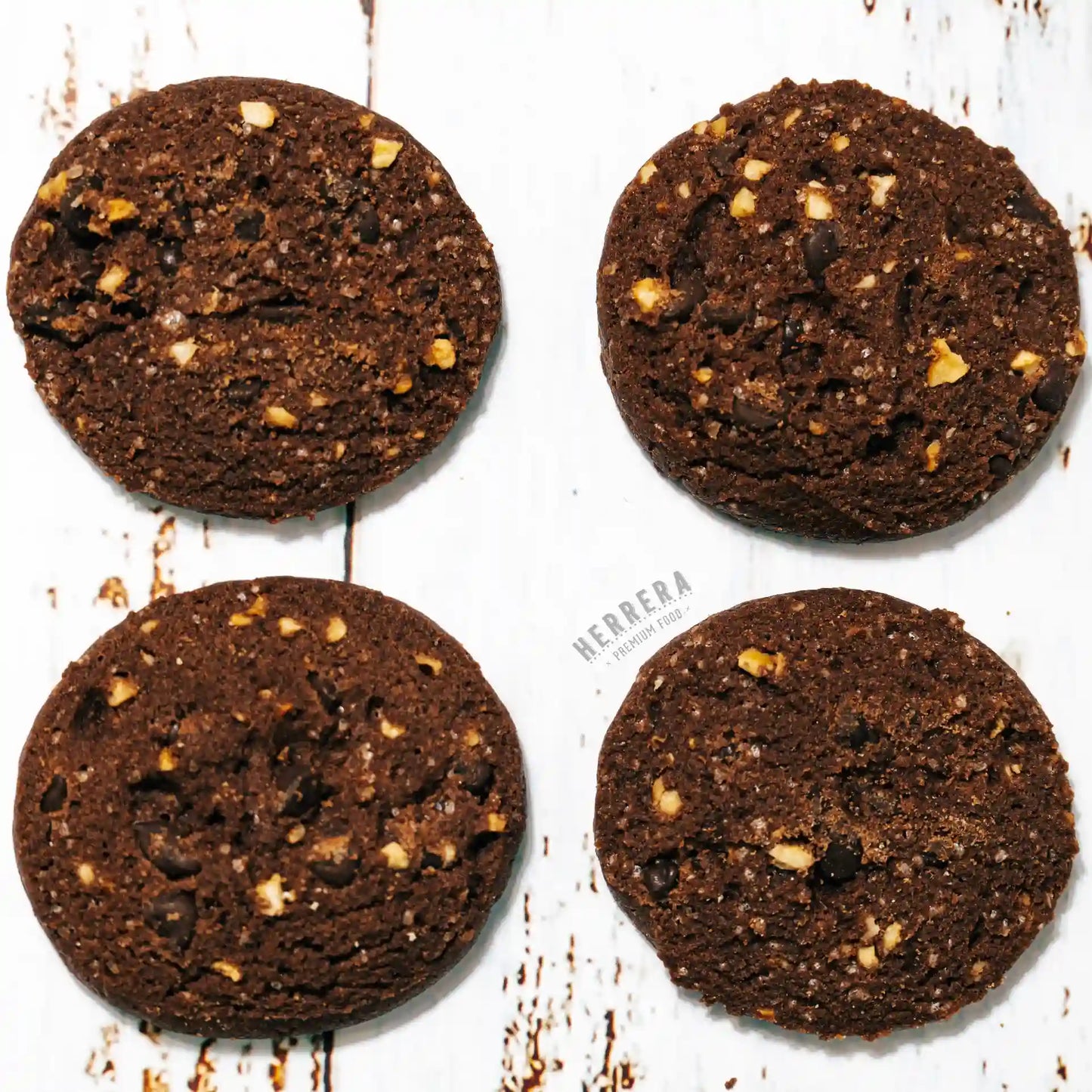 Cookies de chocolate y plátano Milola, disponibles en HerreraFood