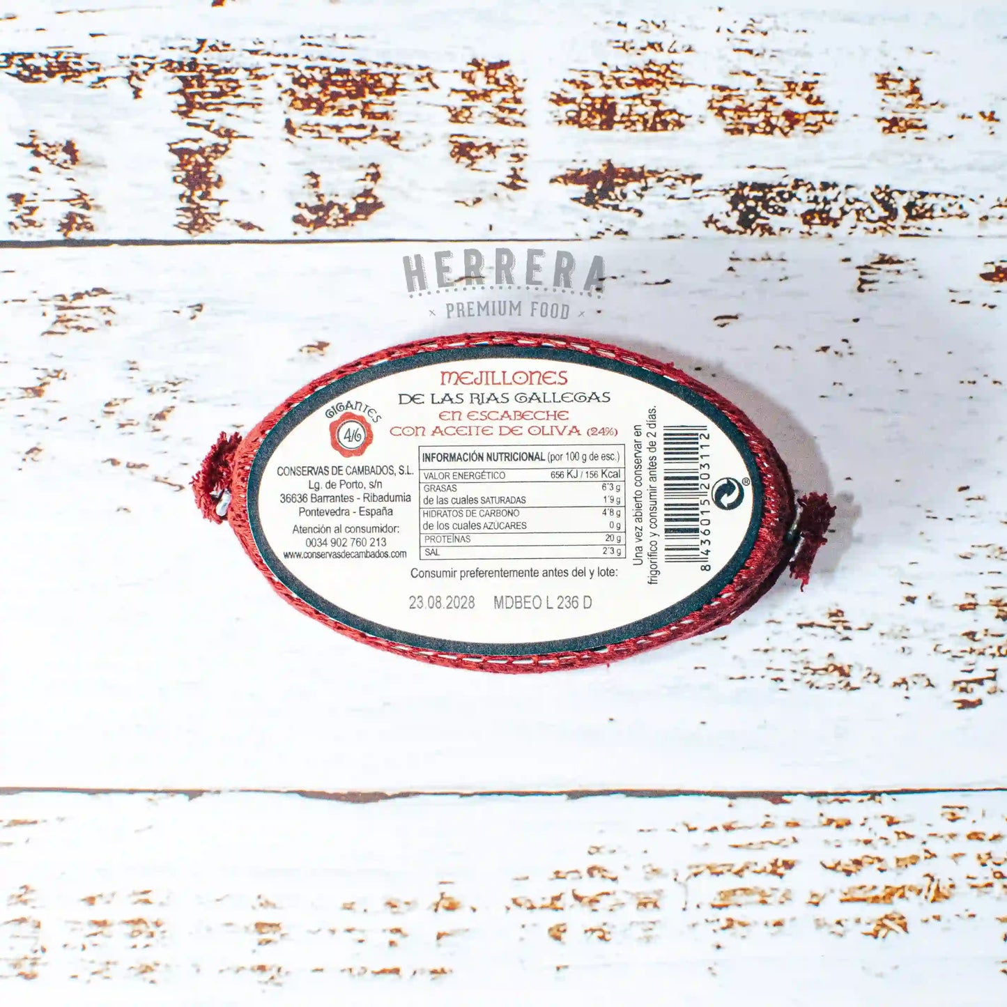 Mejillones en Escabeche con Aceite de Oliva Cambados