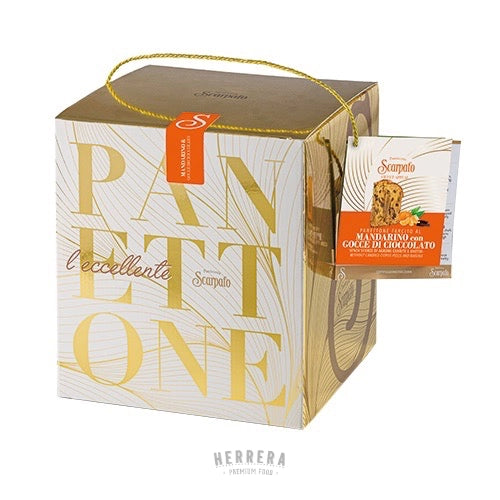 Panettone de Mandarina y Chocolate Scarpato