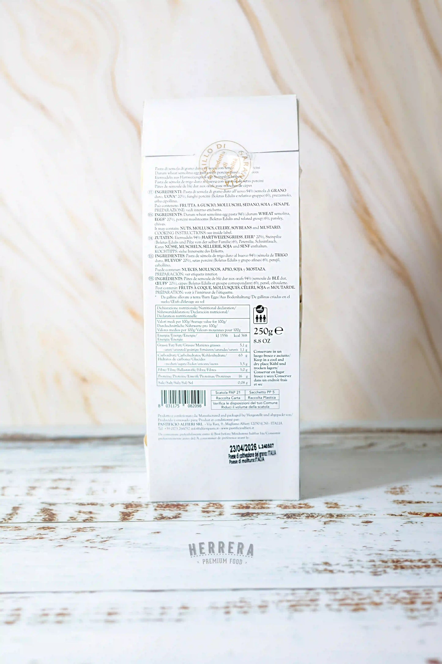 Tajarin All'Uovo con Fette di Funghi