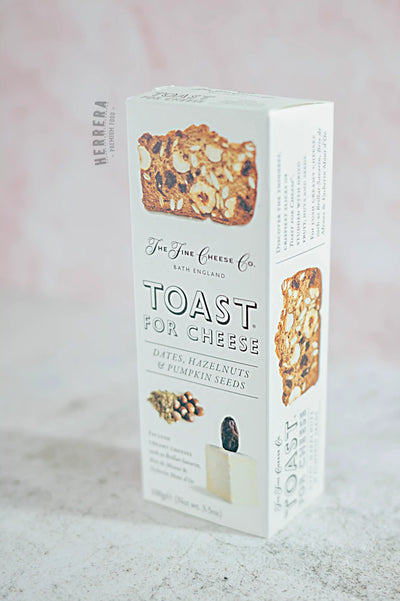 Galletas Toast For Cheese Dátiles, Nueces y Semillas de Calabaza