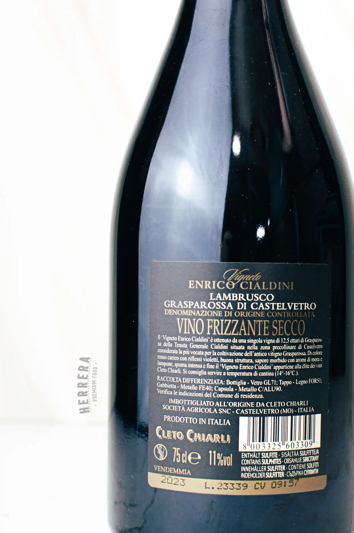 Cleto Chiarli Lambrusco Grasparossa di Castelvetro Vigneto Cialdini