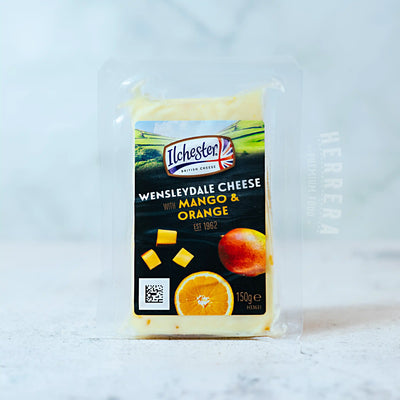 Queso Wensleydale con Mango y Naranja