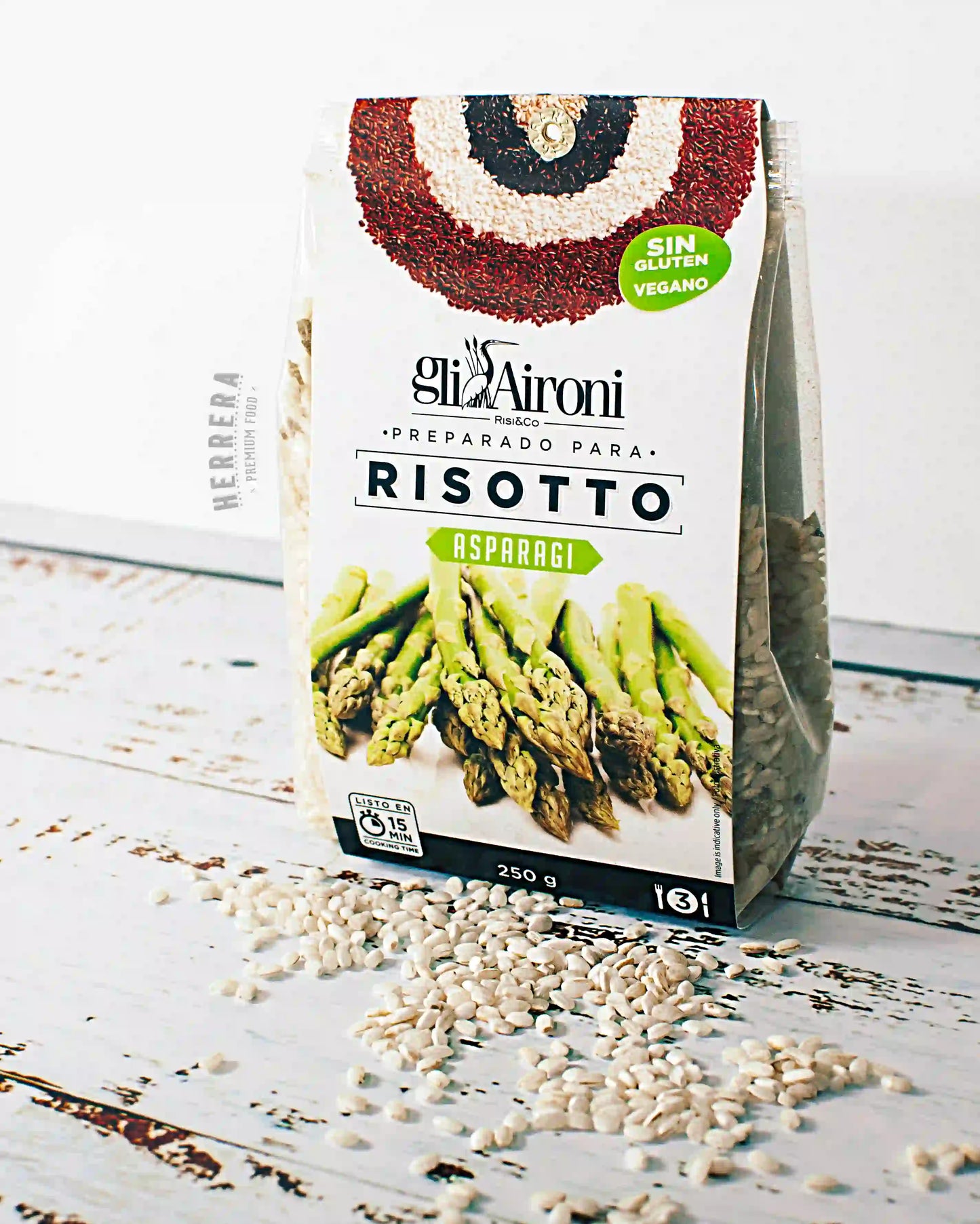 Risotto con Espárragos Gli Aironi