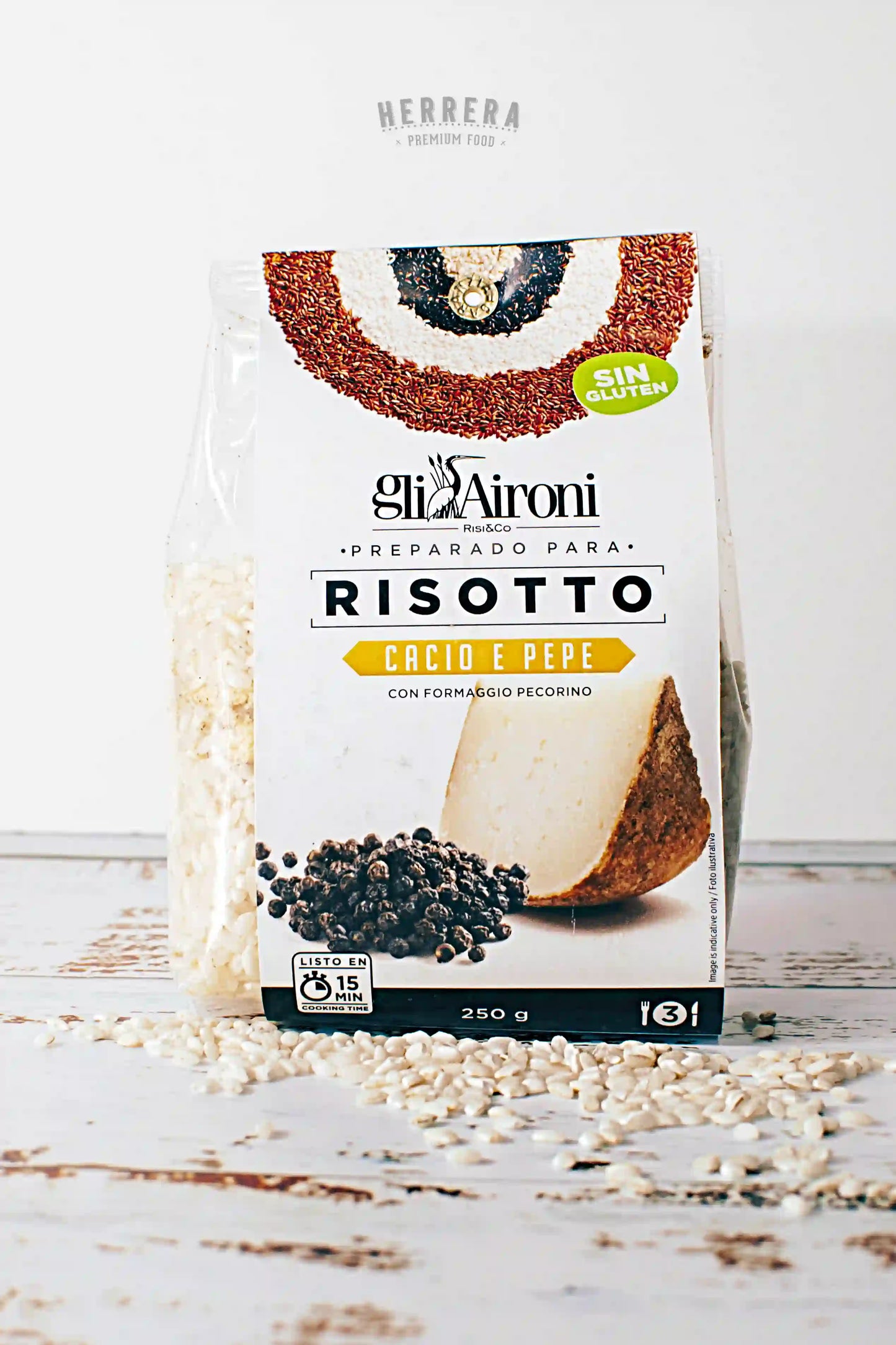 Risotto Queso y Pimienta Gli Aironi