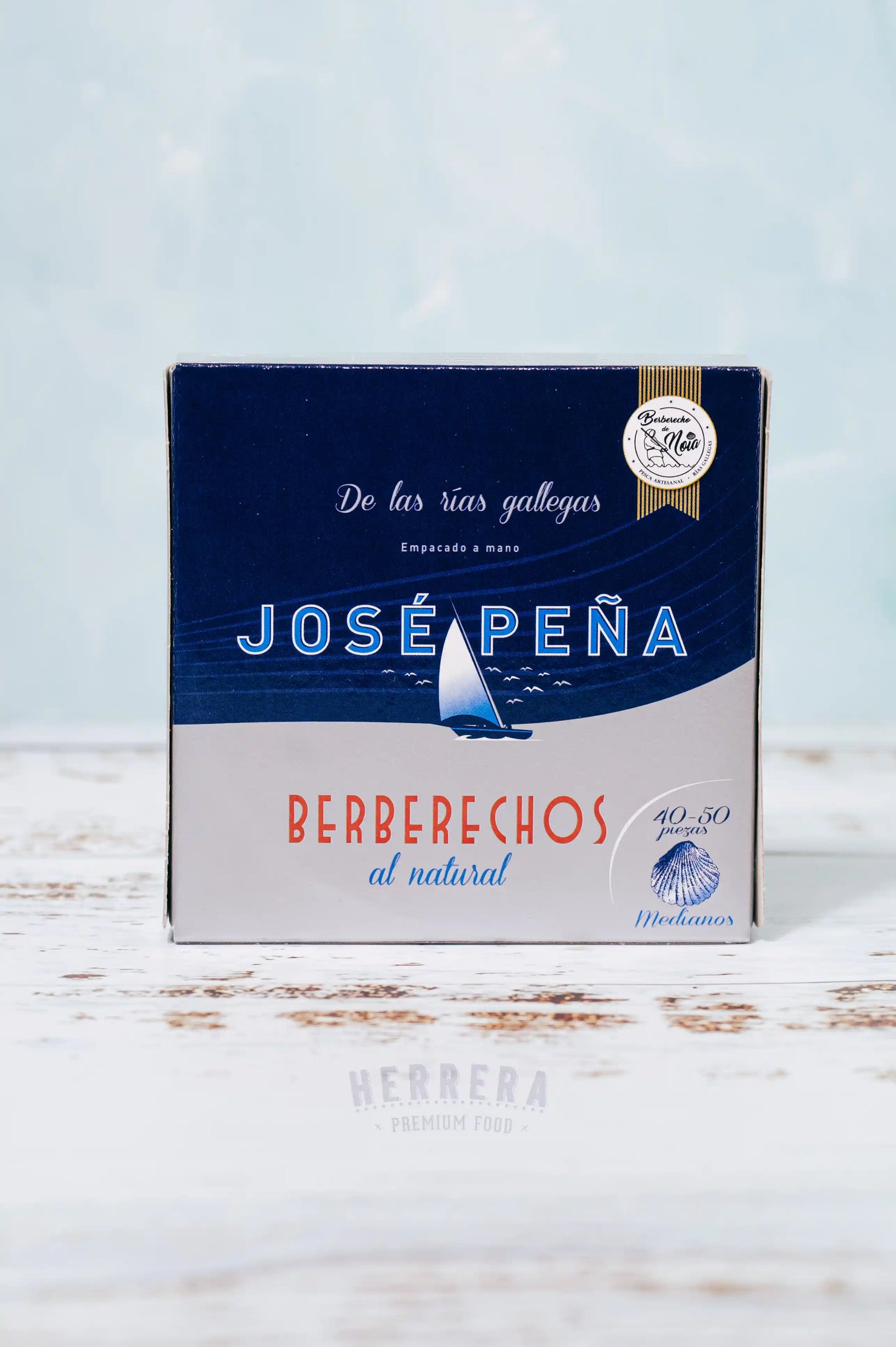 Berberechos de las Rías Gallegas, conservados en agua de mar, José Peña