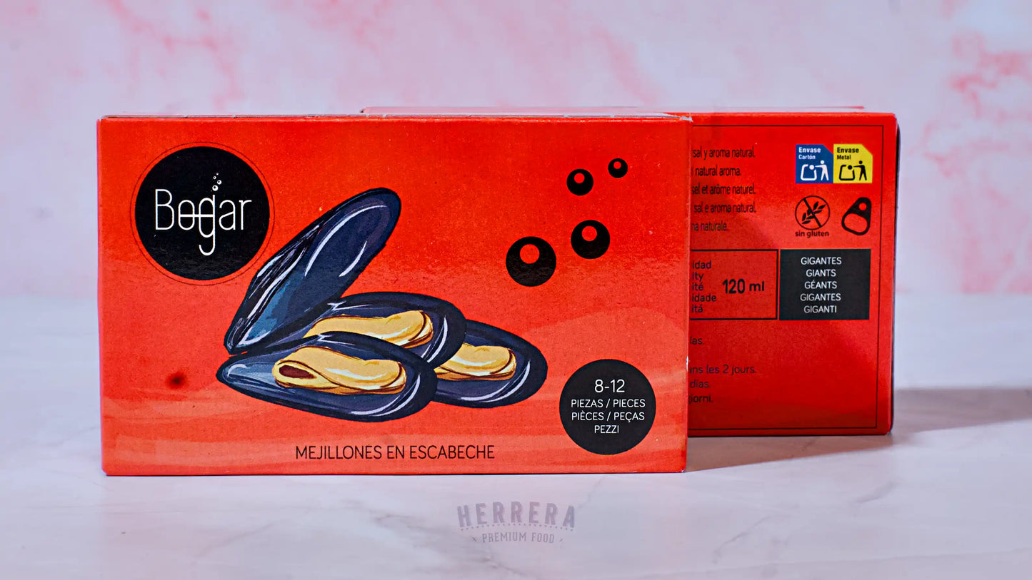 Mejillones en Escabeche Bogar
