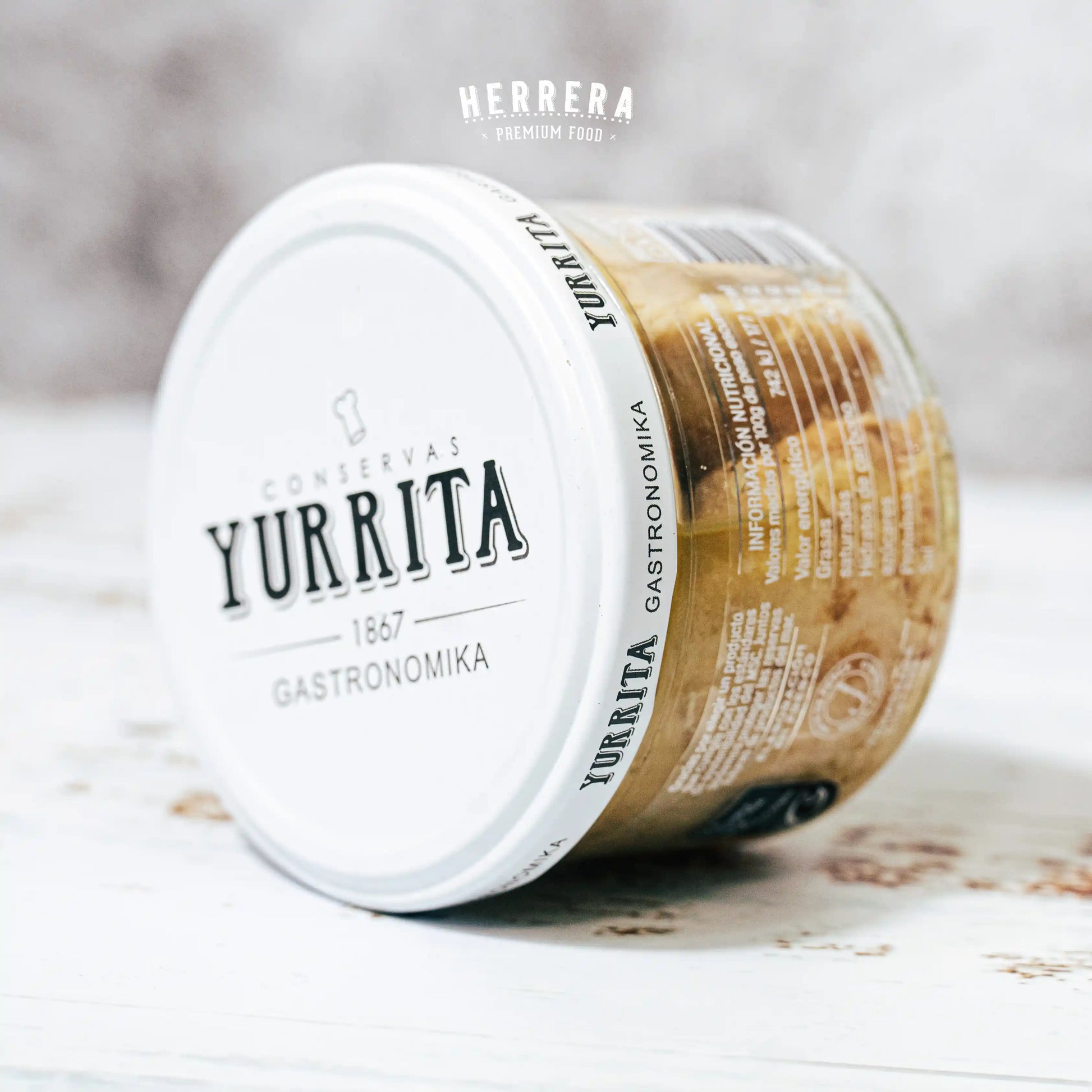 Conserva gourmet de Bonito del Norte Yurrita en elegante tarro de cristal