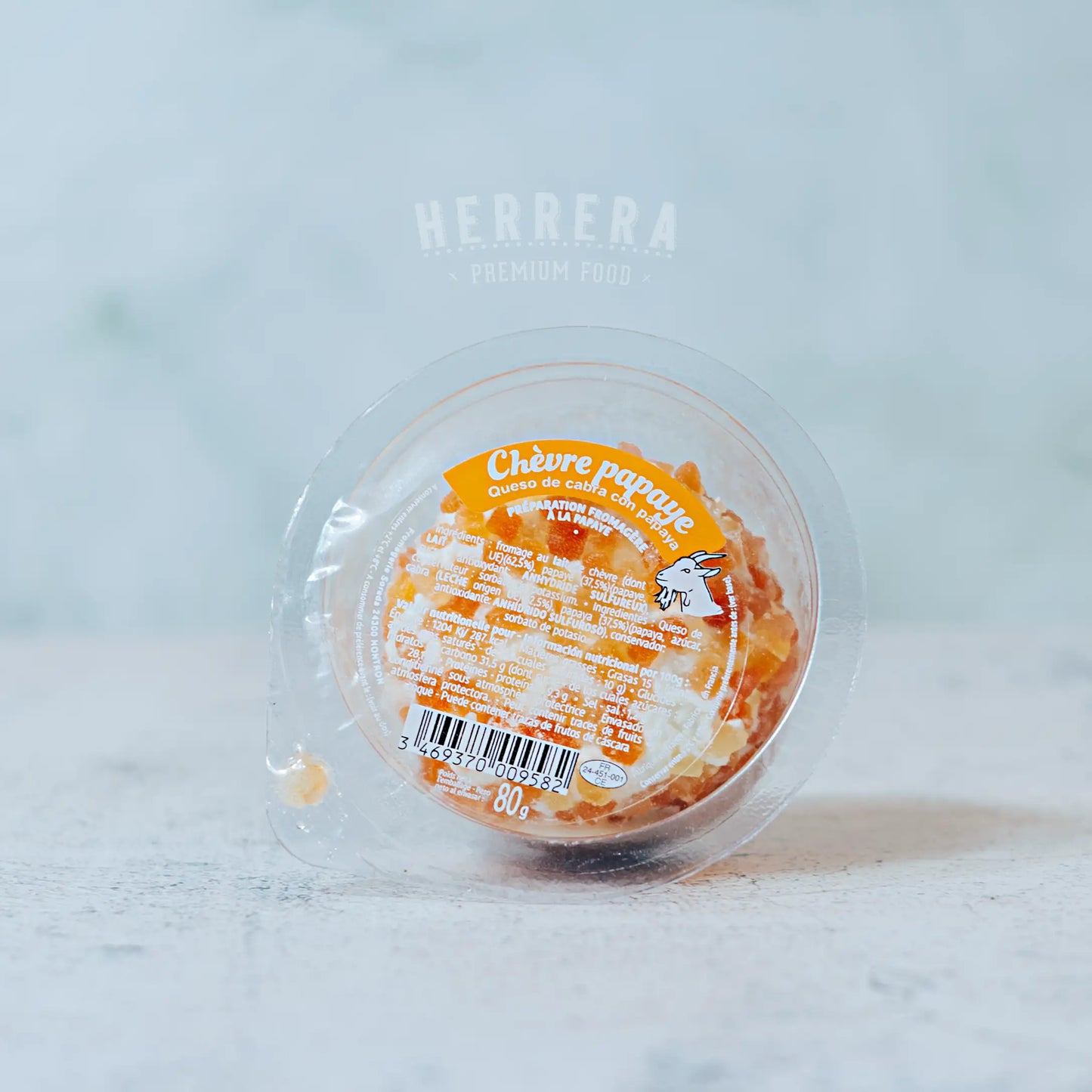 Queso Cabra Mini con Papaya