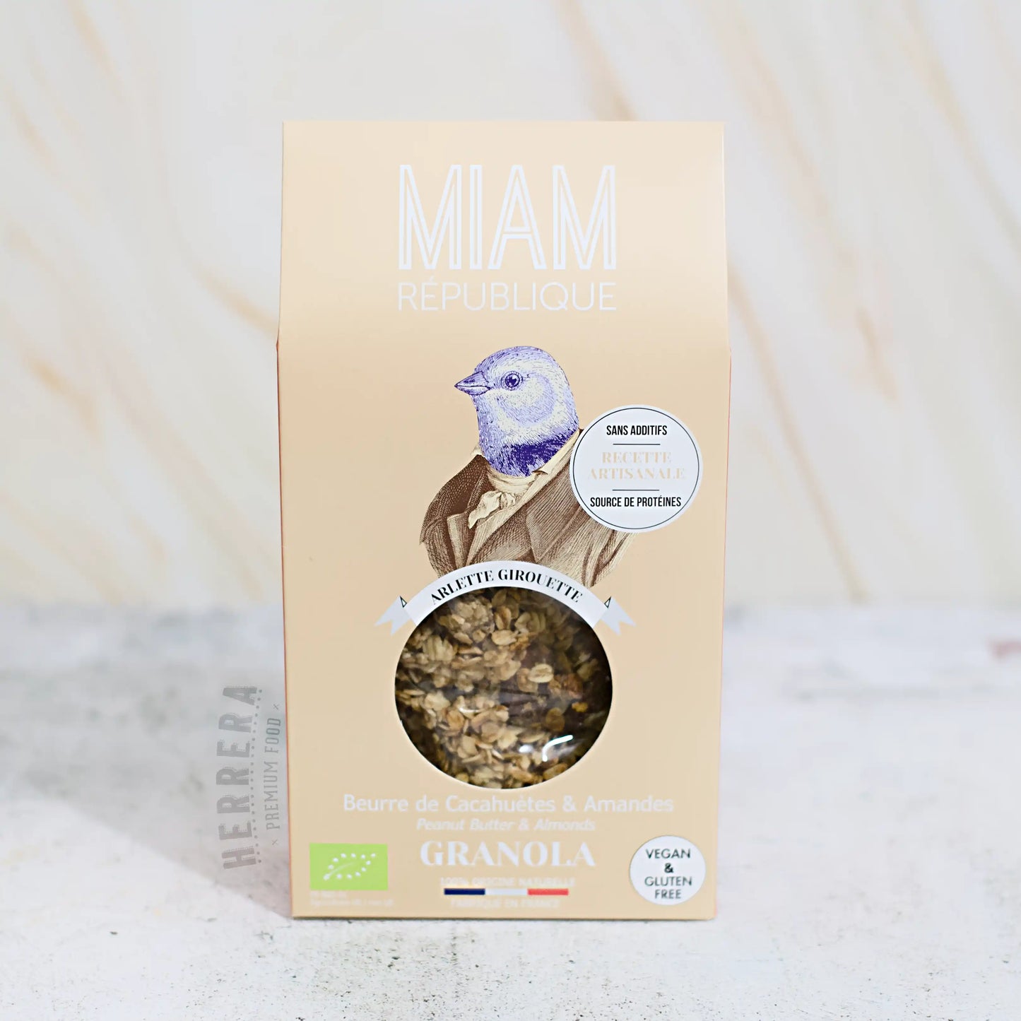 Granola Bio Peanut Butter & Amandes – Vegana y Sin Gluten