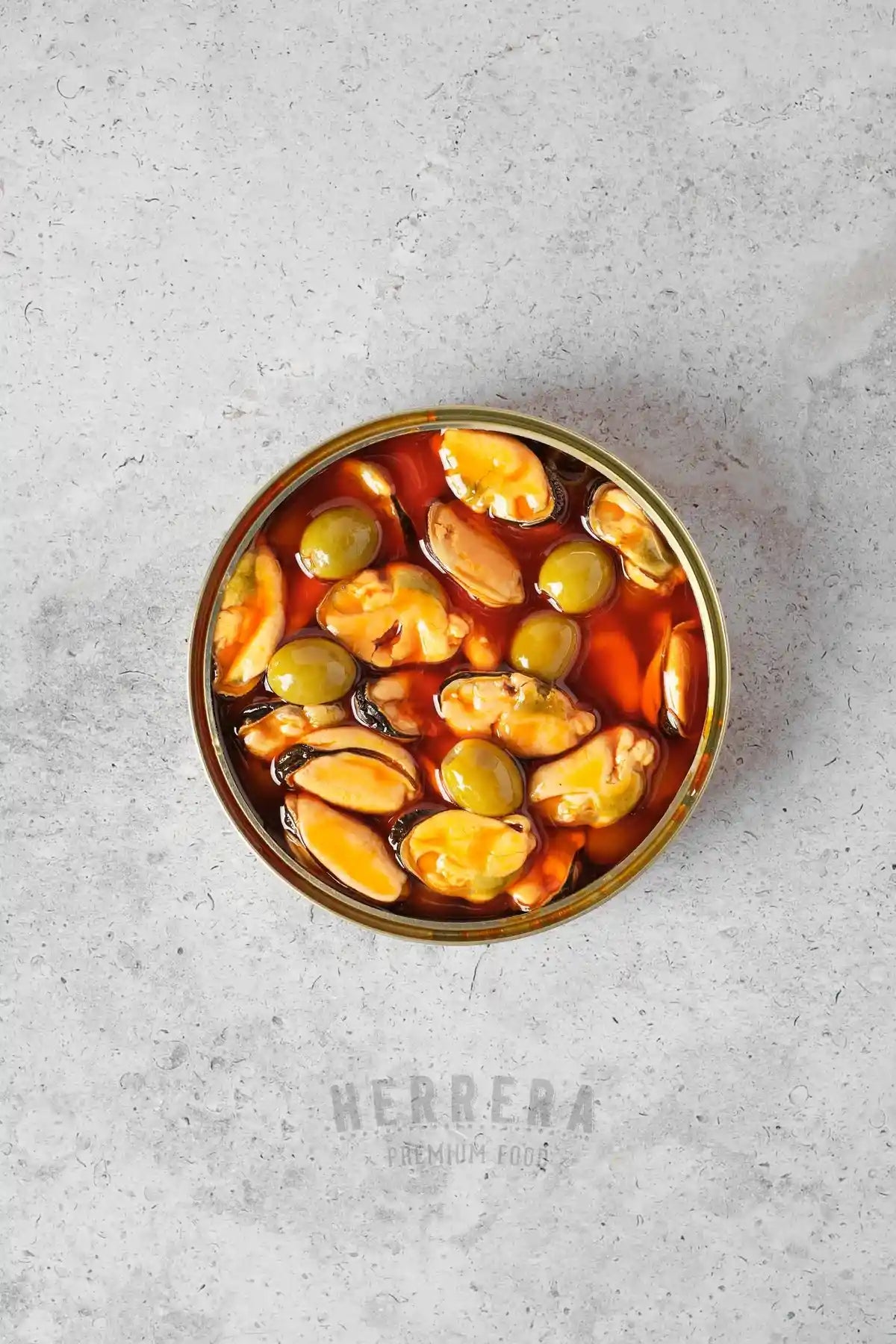 Mejillones en Escabeche con Aceitunas - Exquisita Fusión de Sabores –  Herrera Premium Food