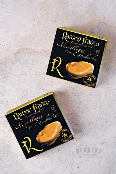 Mejillones Gigantes en Escabeche Ramón Franco Reserva Familiar 4