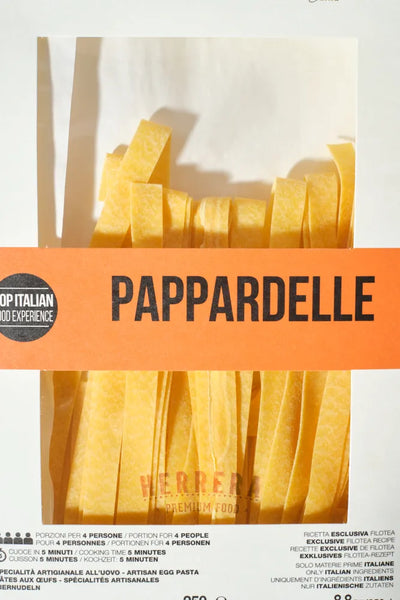 Pappardelle Filotea: Tradición italiana en tu plato.