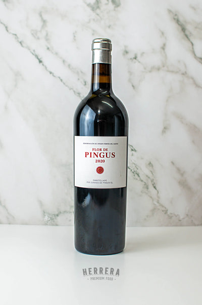 Vino tinto Flor de Pingus 2020, pura excelencia.