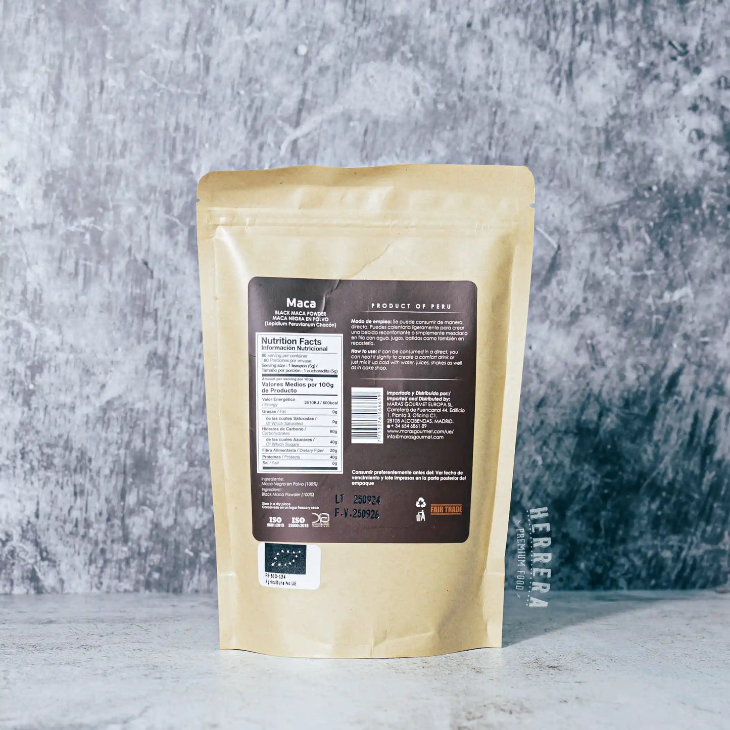 Maca Negra Orgánica