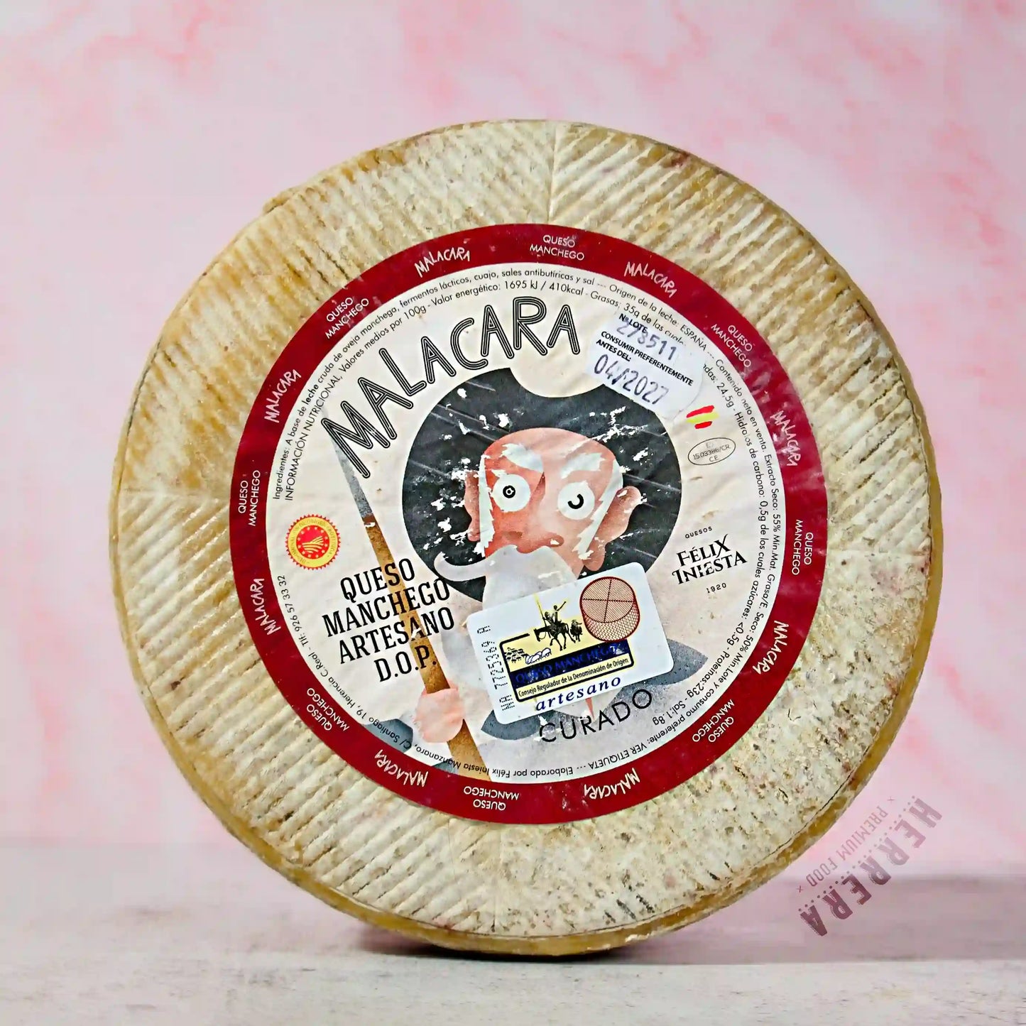 Queso Manchego Curado DOP Malacara