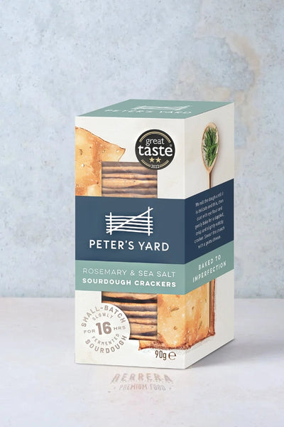 Peter's Yard Crackers de Romero y Sal Marina