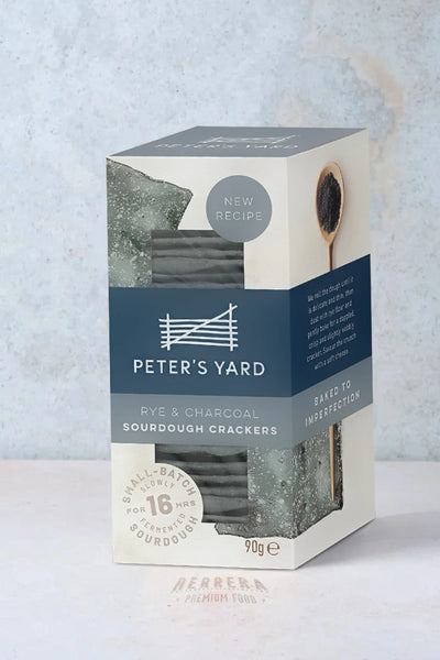Peter's Yard Crackers de Centeno y Carbón