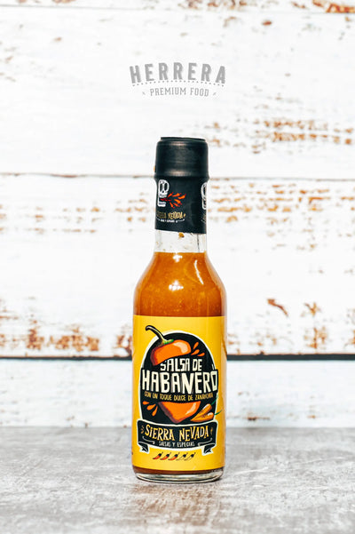 Salsa de Habanero 150 ml Doctor Salsas en botella de cristal Herrera Food