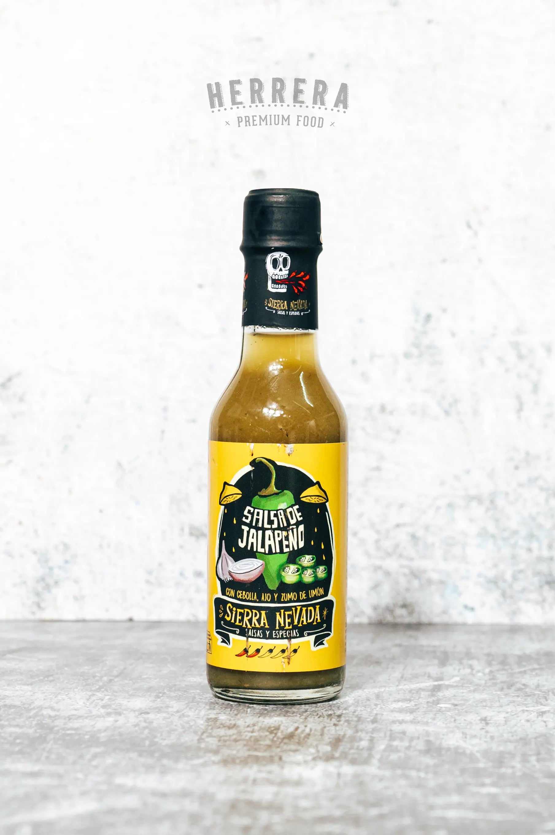 Salsa de Jalapeño 150 ml Doctor Salsas en botella verde Herrera Food