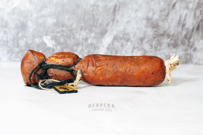 Sobrasada de Mallorca entera - embutido artesanal de cerdo negro